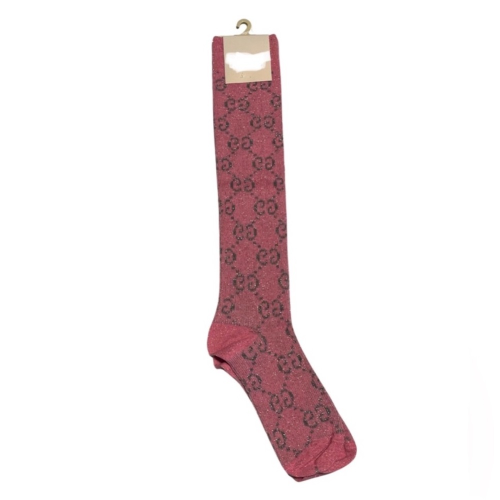 GG Long Socks Light pink/grey